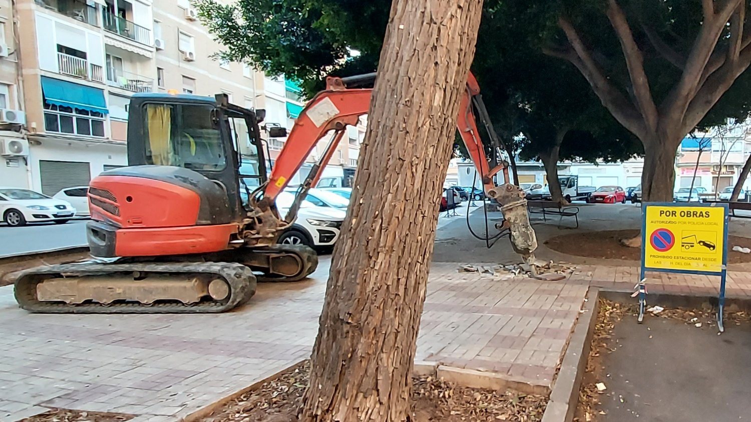 Comienzan las obras para la reforma integral de la plaza Salvador Ponce