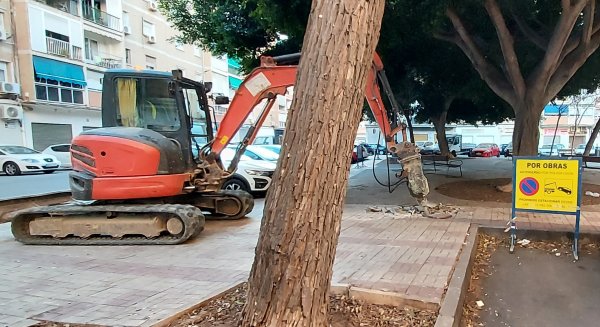 Comienzan las obras para la reforma integral de la plaza Salvador Ponce