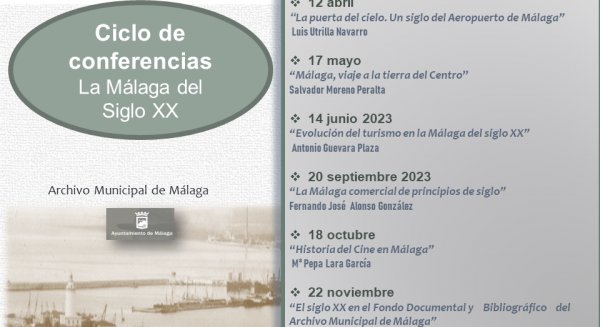 El Archivo Municipal inicia su  ciclo de conferencias ‘La Malaga del siglo XX’
