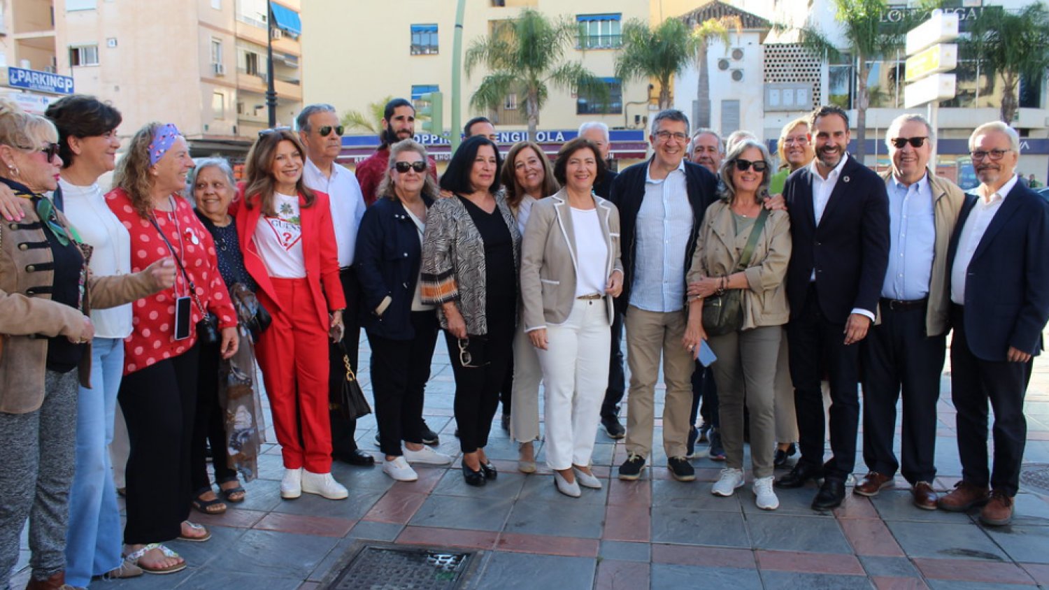 Patxi López apuesta por el impulso que Mercacentro tendrá con Carmen Segura como alcaldesa de Fuengirola
