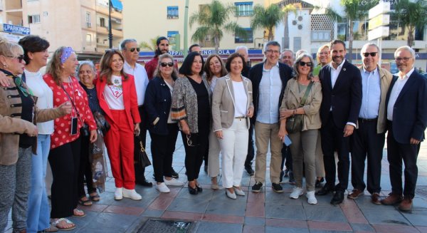 Patxi López apuesta por el impulso que Mercacentro tendrá con Carmen Segura como alcaldesa de Fuengirola