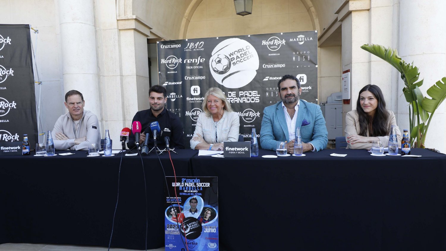 La II World Padel Soccer reúne en Marbella a leyendas del fútbol
