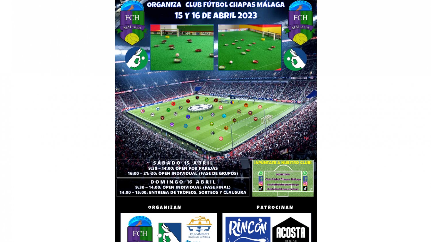 Rincón de la Victoria acoge el III Open Nacional de Fútbol Chapas Málaga 