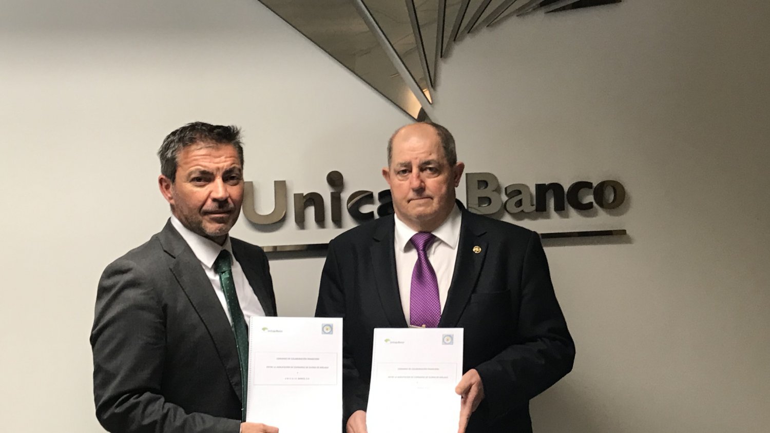 Unicaja Banco renueva su acuerdo con las hermandades de Gloria de Málaga