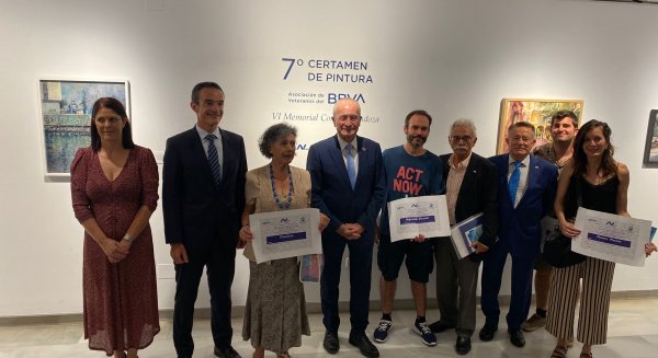 Las Salas Mingorance acoge una muestra con obras procedentes del '7º Certamen de Pintura Asociación de Veteranos del BBVA'