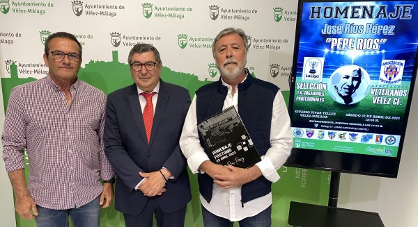 Vélez-Málaga rinde homenaje a la trayectoria deportiva de Pepe Ríos