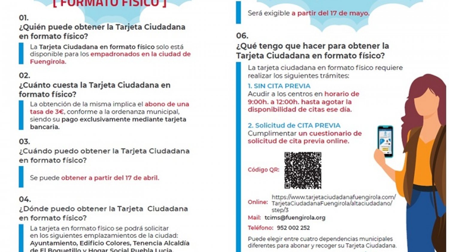 Comienza el proceso de expedición de la Tarjeta Ciudadana física para viajes gratis a los empadronados