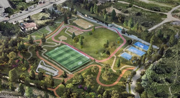 Avanzan las obras del Gran Parque de La Loma, el ‘Pulmón Verde’ de Fuengirola