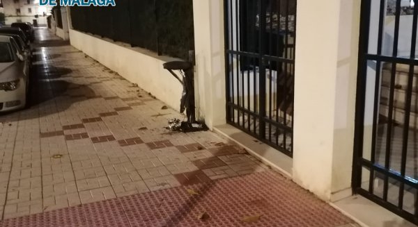 La Policía Local detiene al presunto autor de varios fuegos intencionados