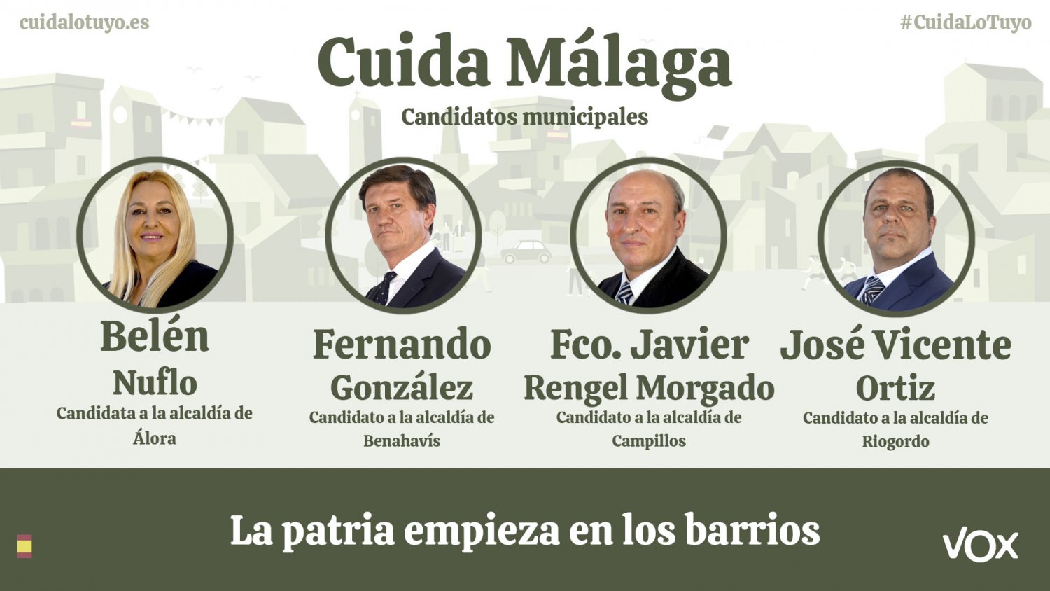 Vox designa a los candidatos de Álora, Benahavís, Campillos y Riogordo