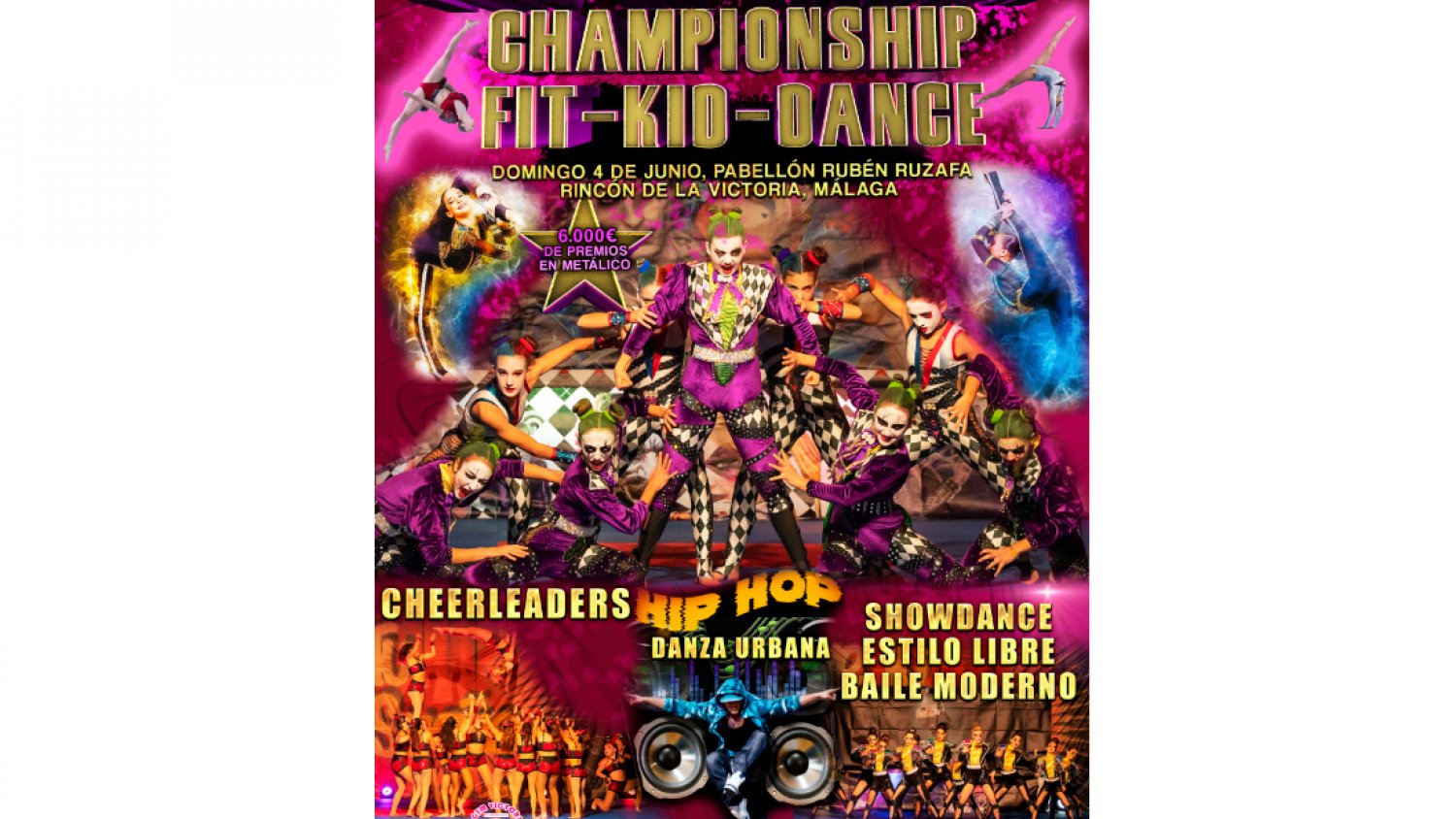 Rincón de la Victoria acoge el XII Campeonato Nacional de Fit-Kid Dance 
