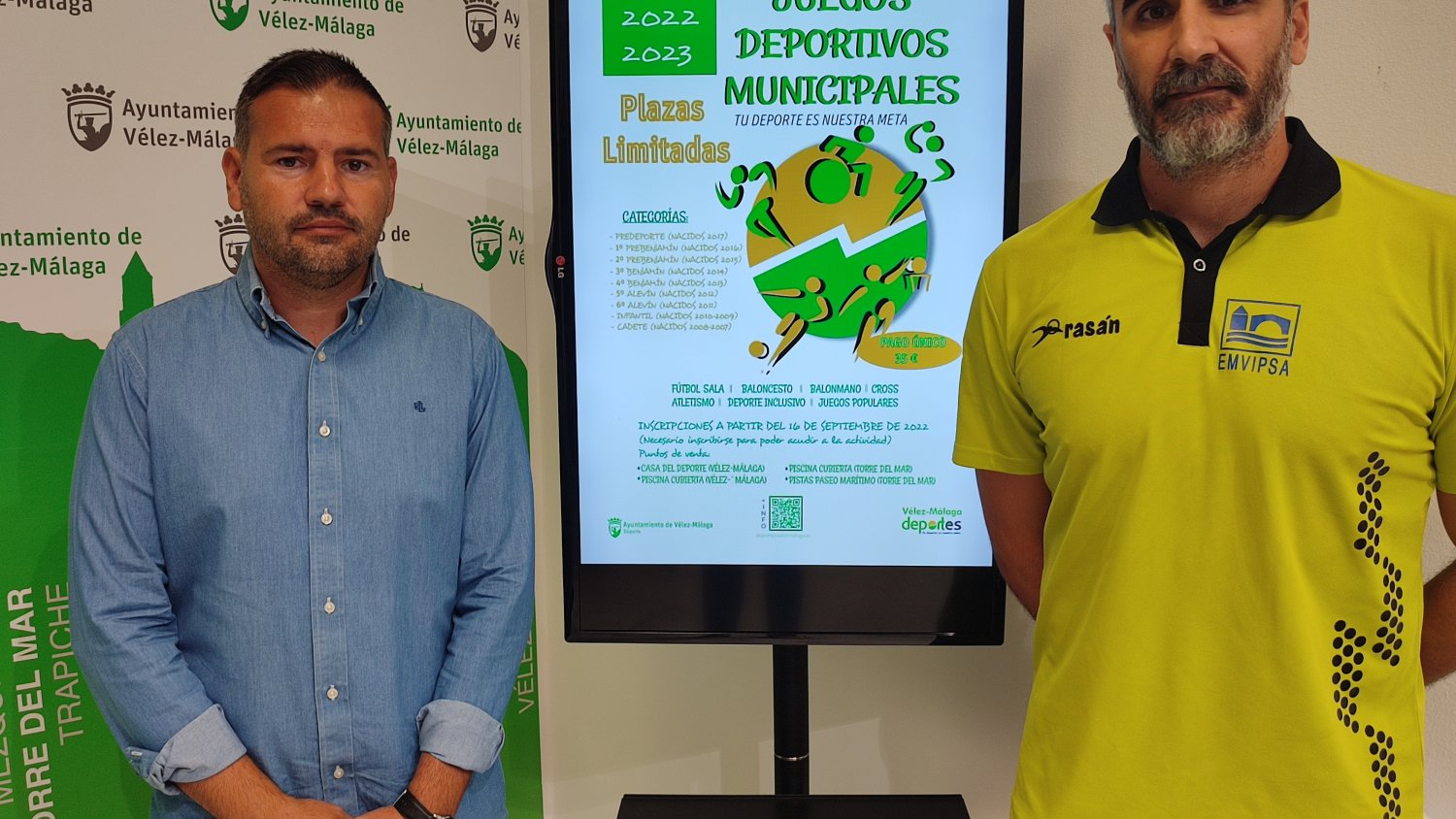 Vélez-Málaga oferta en los colegios 1.900 plazas para esta temporada de los juegos deportivos municipales