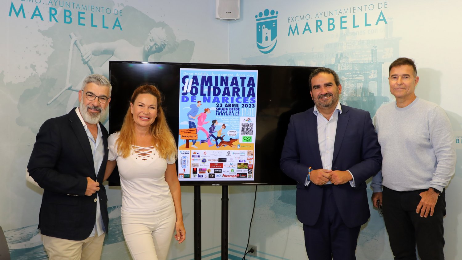 Marbella alberga la II Caminata Solidaria a beneficio de AVOI