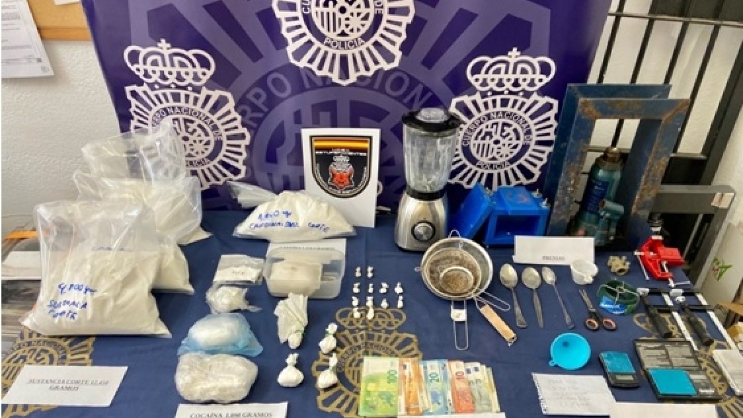 Desmantelado un entramado criminal afincado en Torremolinos dedicado al tráfico de cocaína a mediana escala