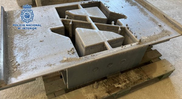 Intervenidos 1.500 soportes de hormigón para placas solares que vulneraban los derechos registrados por una empresa