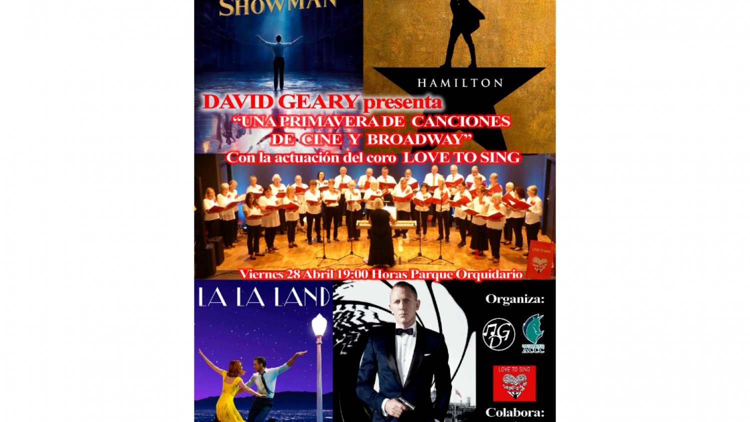 El barítono David Geary presenta el concierto ‘Una primavera de cine’ del Coro Internacional 