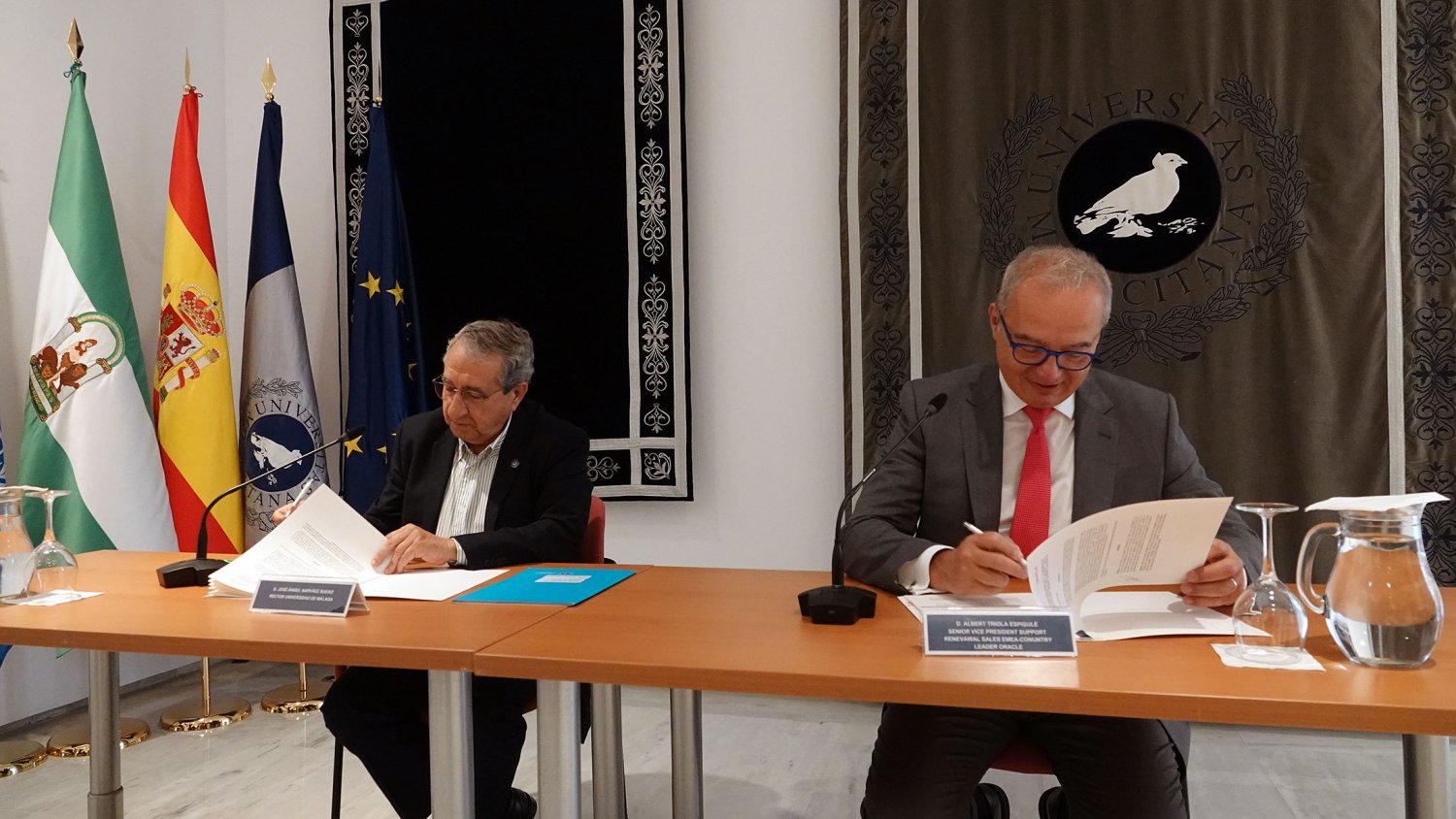 UMA.- La Universidad y Oracle presentan un convenio para la formación de estudiantes de grado y posgrado