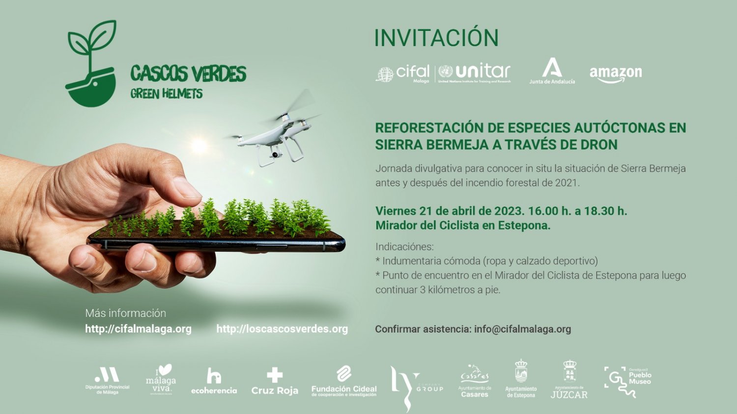 Cifal y Amazon lanzan la iniciativa 'Cascos Verdes' para formar a los jóvenes en desarrollo sostenible