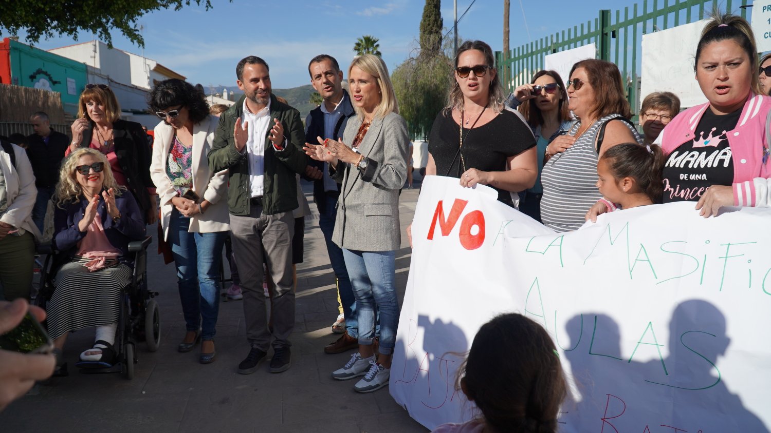 Pérez critica la 'indolencia de Paco de la Torre' ante 'la falta de escucha' a los niños del CEIP Cayetano Bolívar