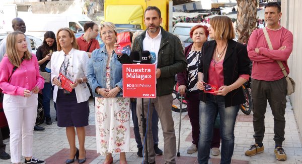 Pérez asegura que la ciudad necesita un alcalde que mire 'ante todo por los barrios de Málaga'