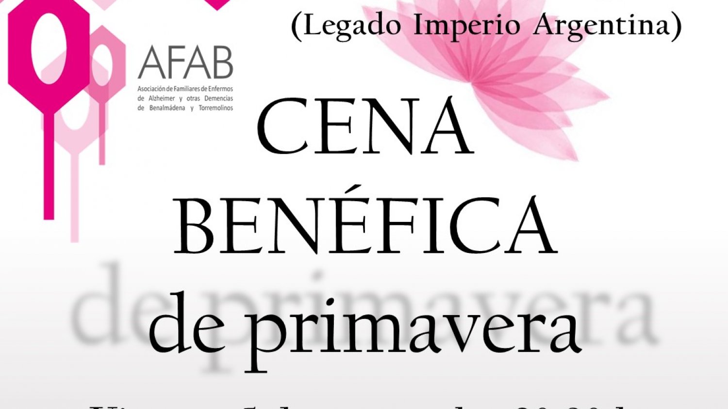 La ‘Asociación de Familiares de Enfermos de Alzheimer de Benalmádena y Torremolinos’ realizará una cena benéfica