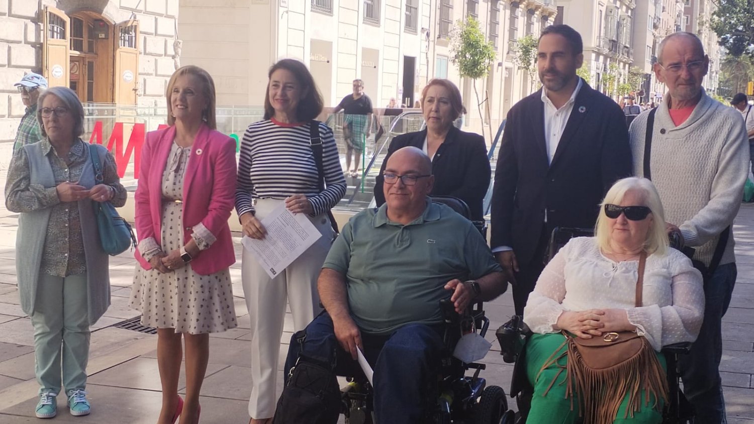 PSOE presenta una moción para mejorar la accesibilidad en la ciudad de Málaga