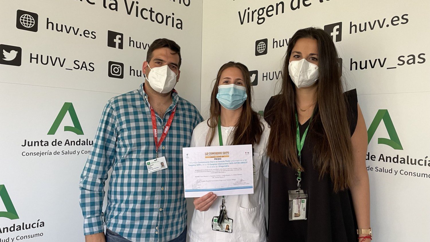 Premian un programa para la atención multidisciplinar de la fractura de cadera del Hospital Clínico de Málaga
