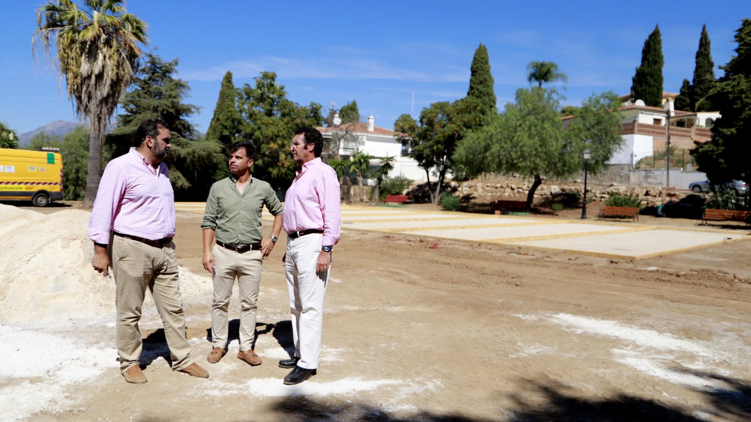 Marbella acomete la remodelación integral de las pistas de petanca Ericks Plan de Las Chapas para ampliar el área