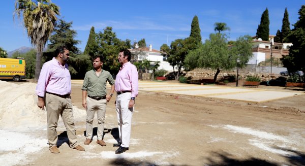 Marbella acomete la remodelación integral de las pistas de petanca Ericks Plan de Las Chapas para ampliar el área