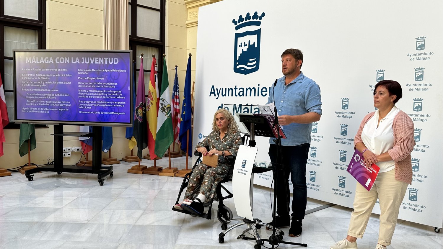 Unidas Podemos propone un plan para garantizar calidad de vida a la juventud malagueña