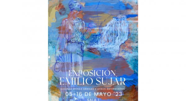 La muestra pictórica 'Algunas Diosas griegas y otros antepasados' de Emilio Sújar, llega a la Casa de Las Tejerinas