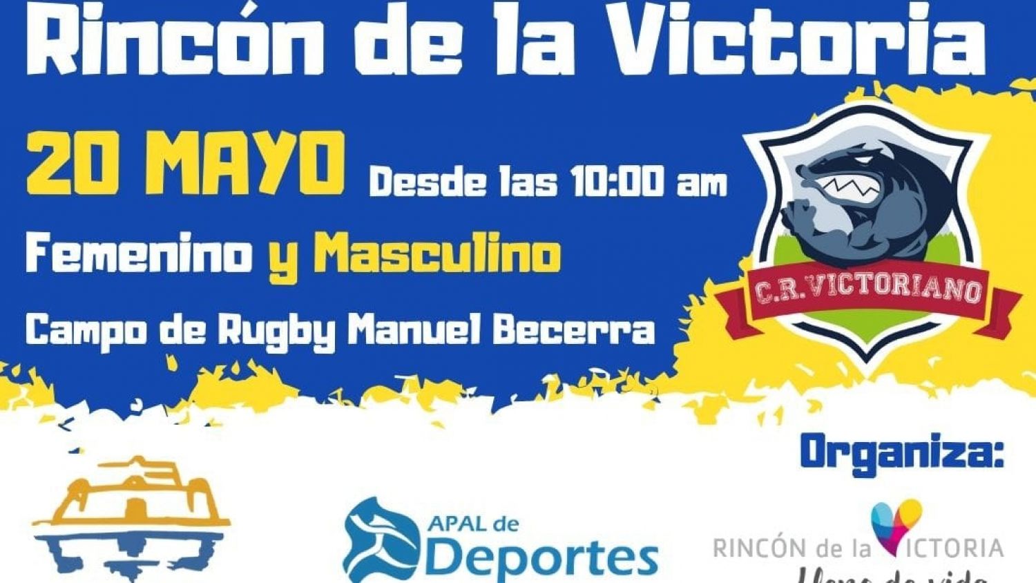 El IV Torneo Rugby Seven de Rincón de la Victoria reunirá a una docena de clubes de la provincia