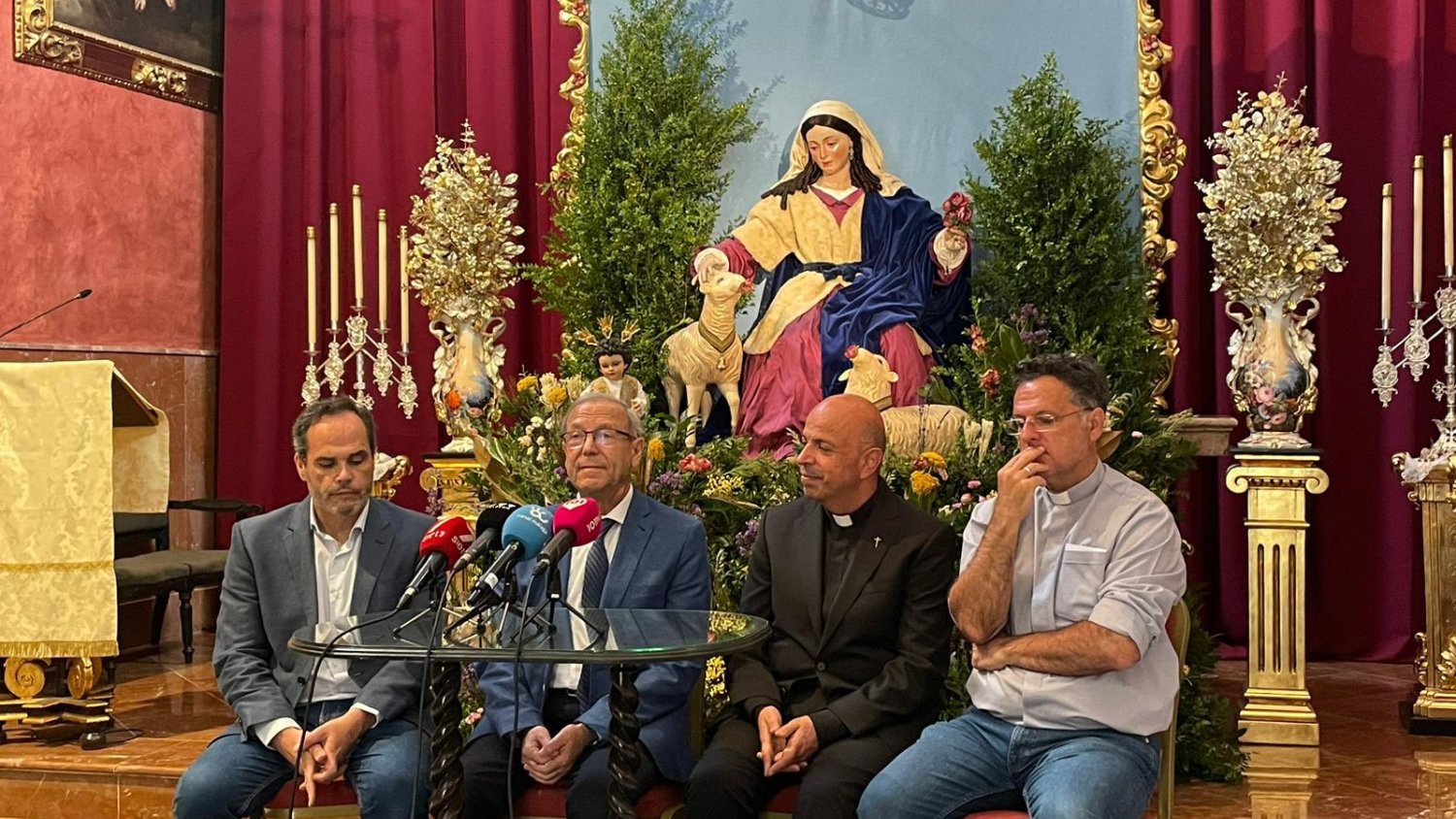 La imagen de la Divina Pastora de Capuchinos vuelve al culto tras su restauración por Fundación Málaga