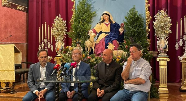 La imagen de la Divina Pastora de Capuchinos vuelve al culto tras su restauración por Fundación Málaga
