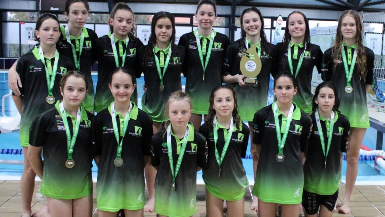 La cantera femenina del Waterpolo Málaga logra el regional Andaluz de categoría infantil