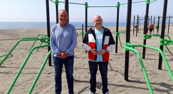 El parque Street WorkOut de Torre del Mar incorpora nuevo equipamiento deportivo