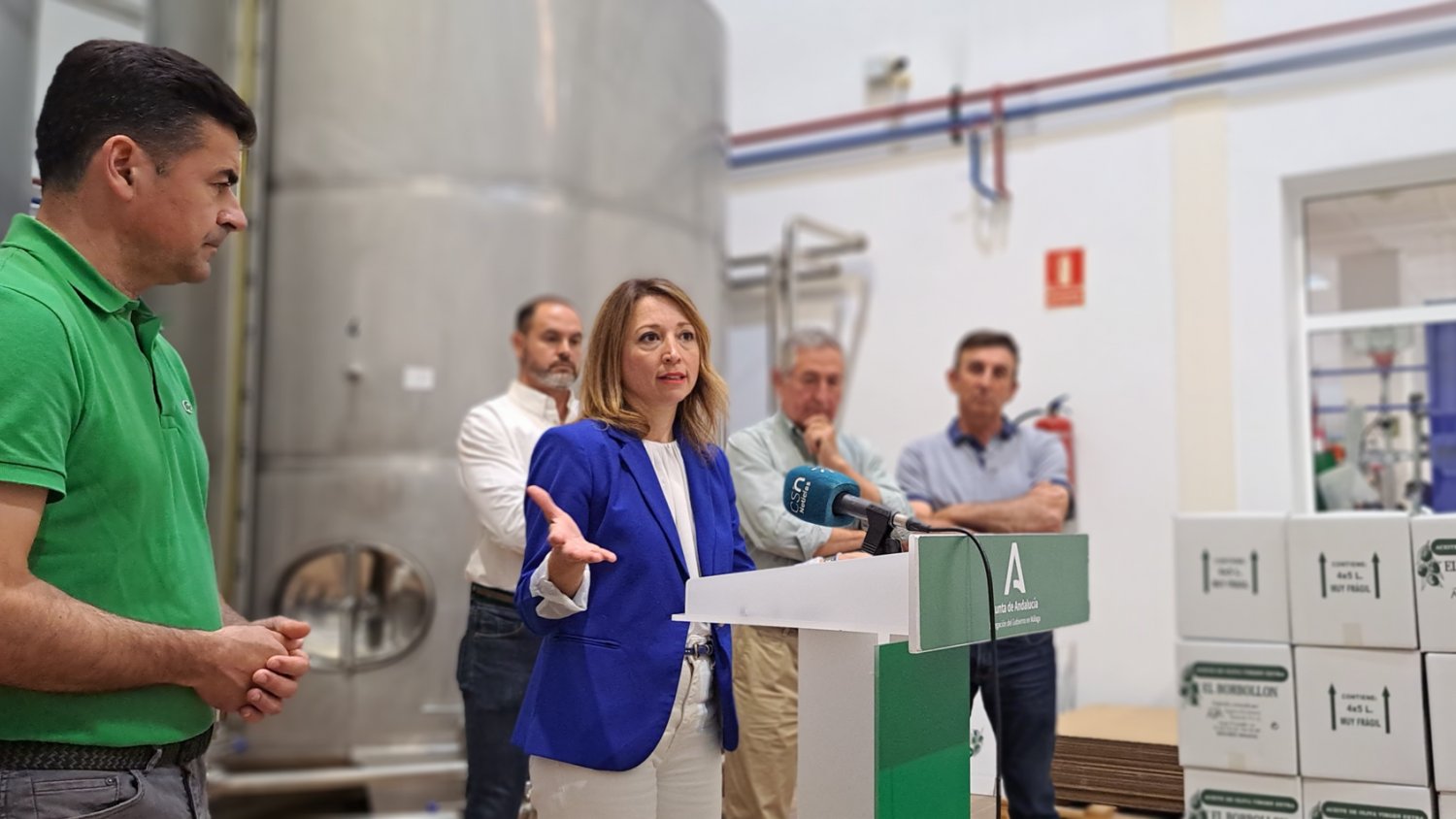 La Junta muestra su respaldo al sector olivarero ante la sequía