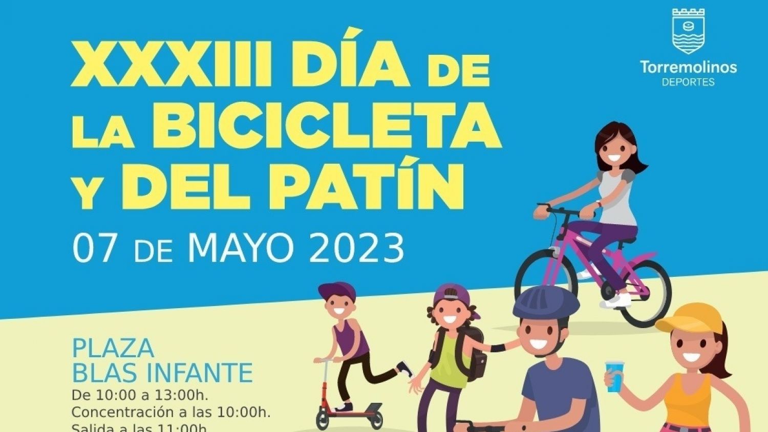 Torremolinos celebra el `Día de la Bicicleta y el Patín´ este domingo 7 de mayo