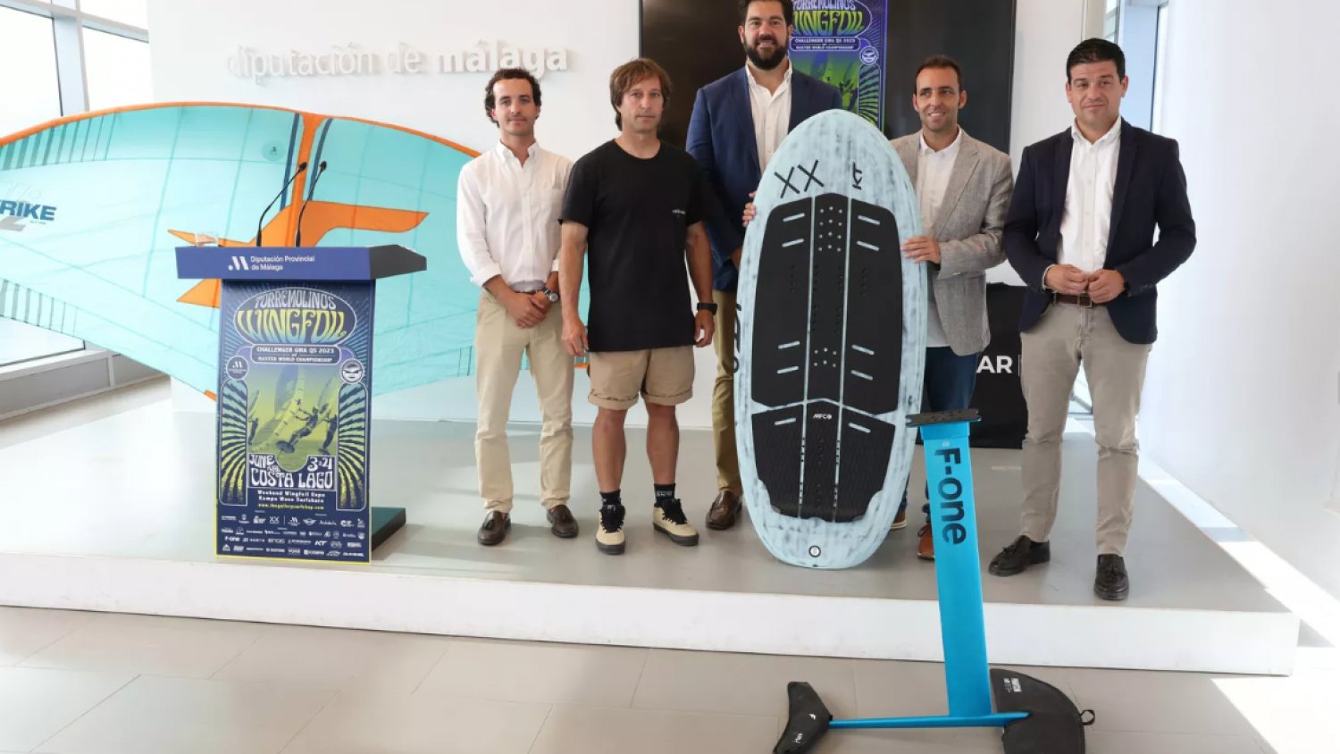 Diputación impulsa el II Torremolinos Wingfoil Challenger, que dará seis plazas directas para el mundial