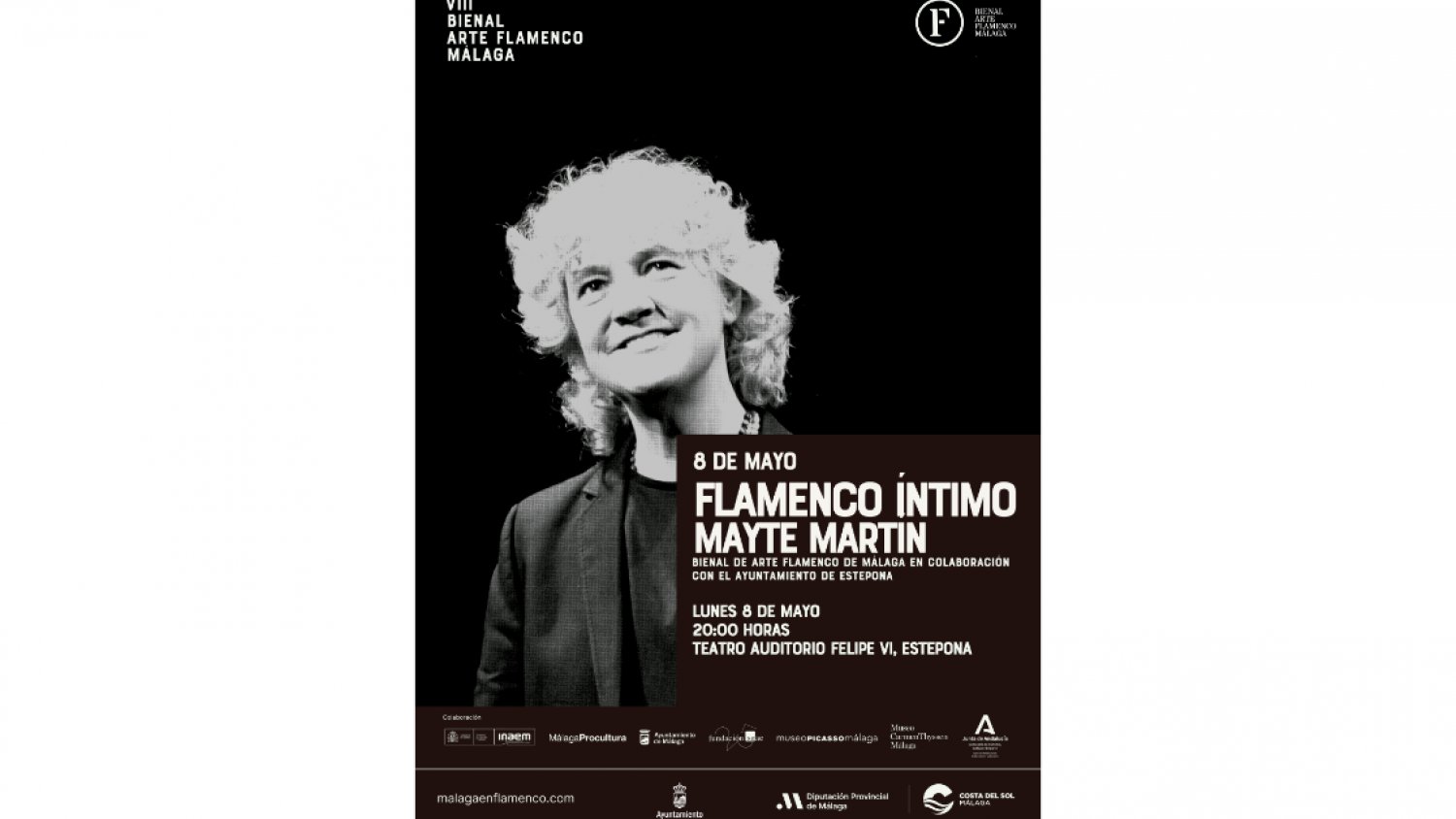 La VIII Bienal de Arte Flamenco de Málaga visita el Auditorio Felipe VI de Estepona