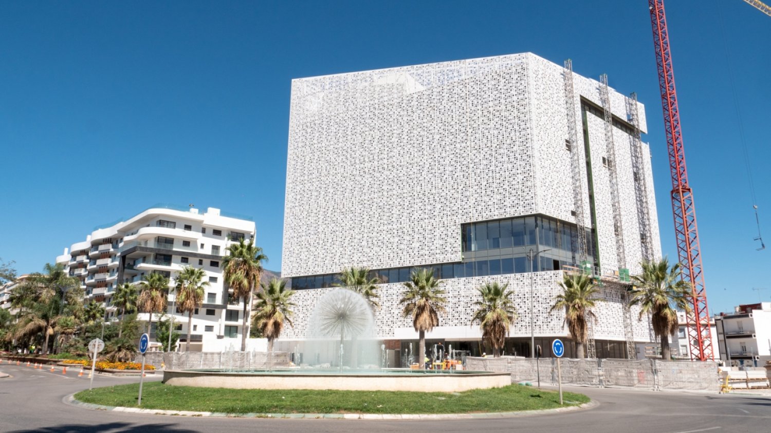 Las obras del edificio del nuevo Ayuntamiento de Estepona alcanzan más del 90 por ciento de ejecución