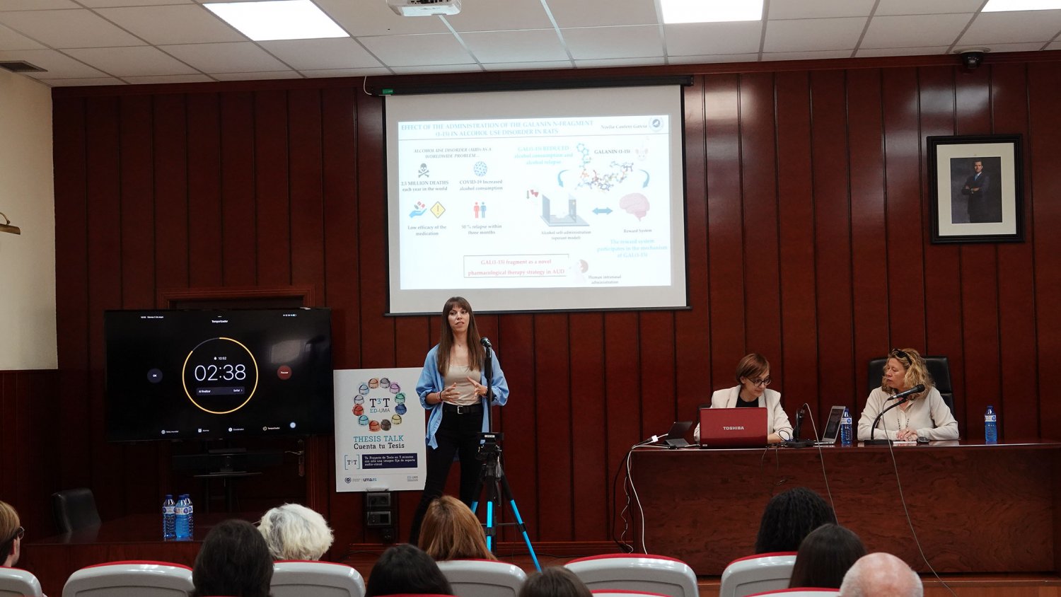 UMA.- Un total de 22 jóvenes investigadores participan en el concurso 'Thesis Talk'