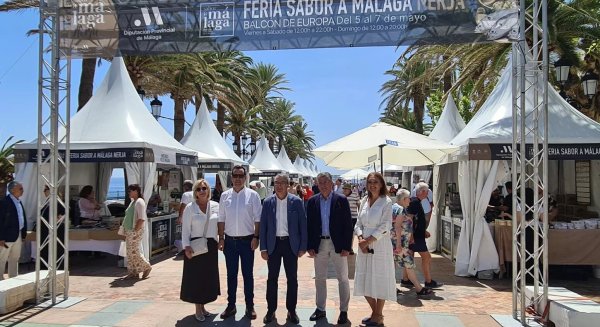 El Balcón de Europa de Nerja acoge la Feria Comarcal Sabor a Málaga con 32 productores de toda la provincia