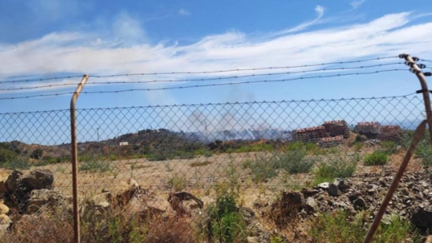 Declarado un incendio forestal en el Paraje Elviria de Marbella