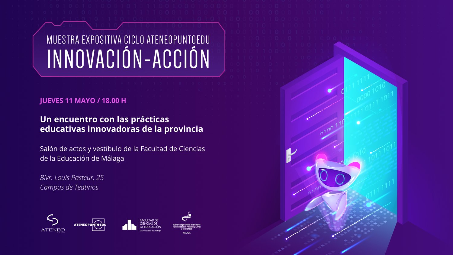 Una docena de centros docentes malagueños presentan en la UMA sus experiencias educativas innovadoras