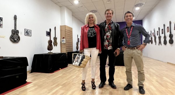 La Verónica acoge una muestra de guitarras elaboradas con materiales reciclados