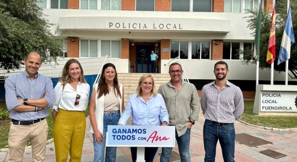 Ana Mula promete incrementar la seguridad en los barrios de Fuengirola con más presencia policial 