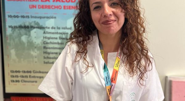 Una enfermera del Centro de Salud La Roca, ganadora del I Concurso de fotografía del Día Mundial de la Higiene de Manos