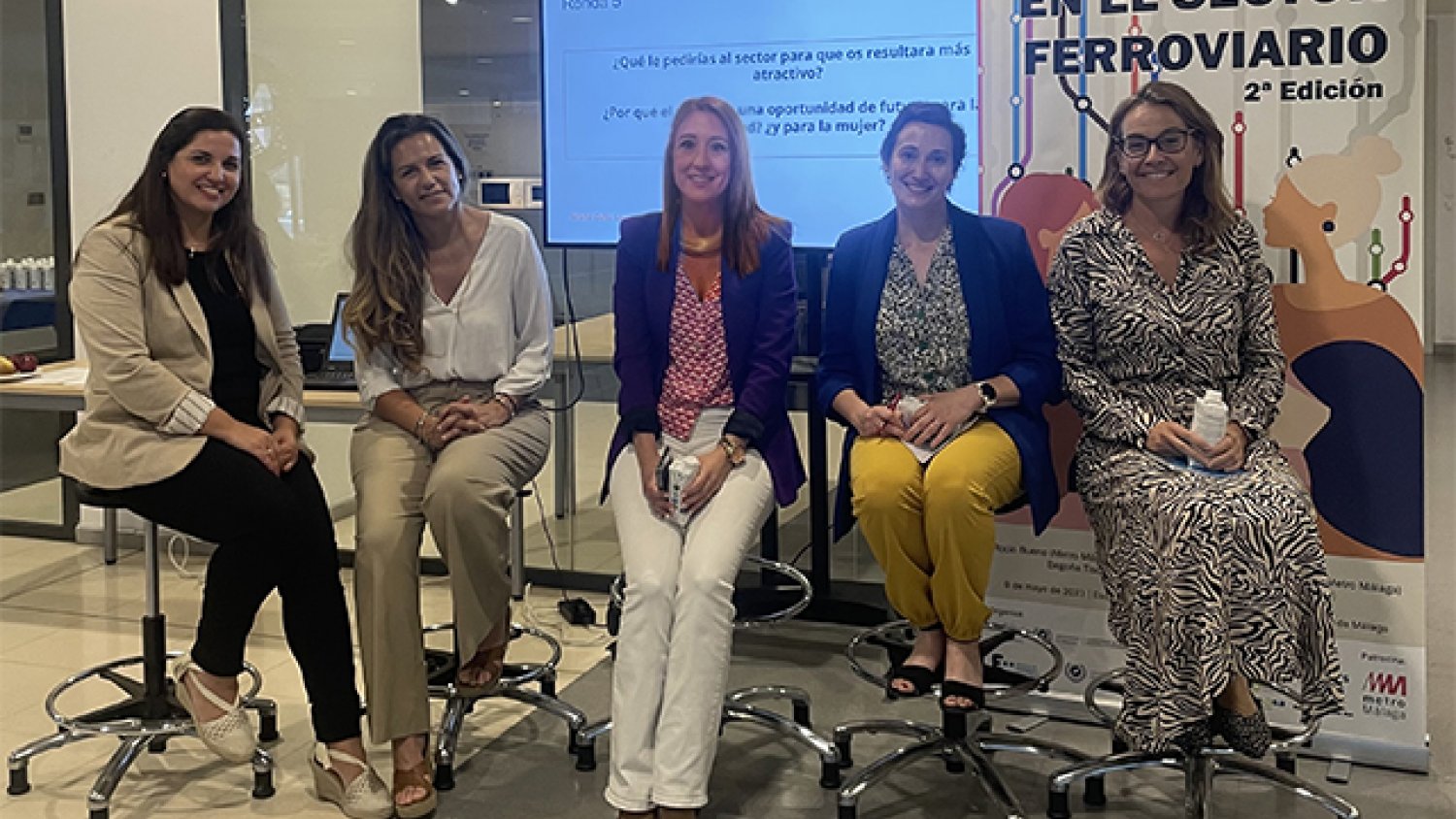 UMA.- Industriales celebra 'World café': mujeres en el sector ferroviario'