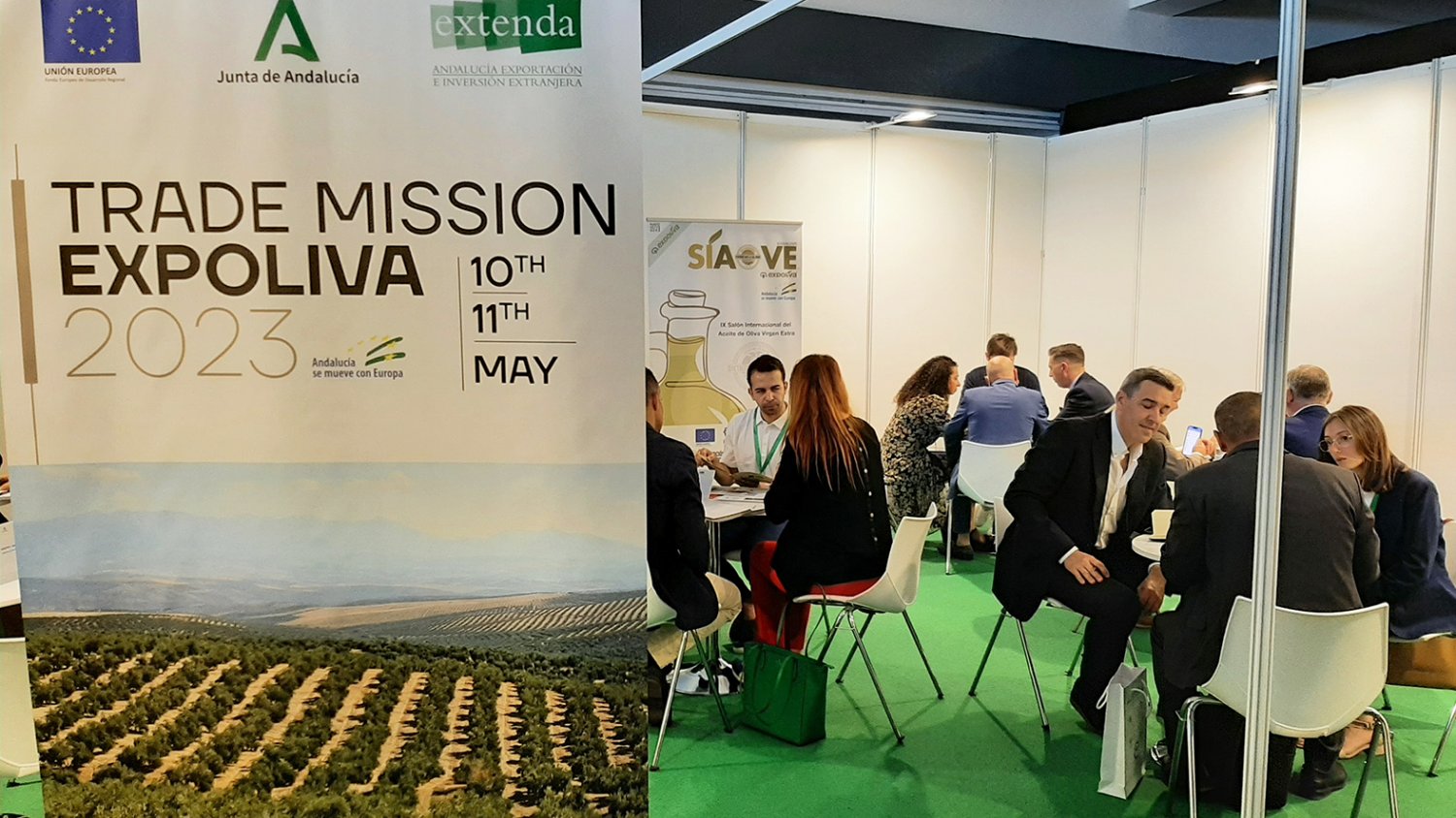 La Junta organiza en Expoliva más de medio centenar de encuentros comerciales con agentes de Turquía, Marruecos, Italia y Azerbaiyán